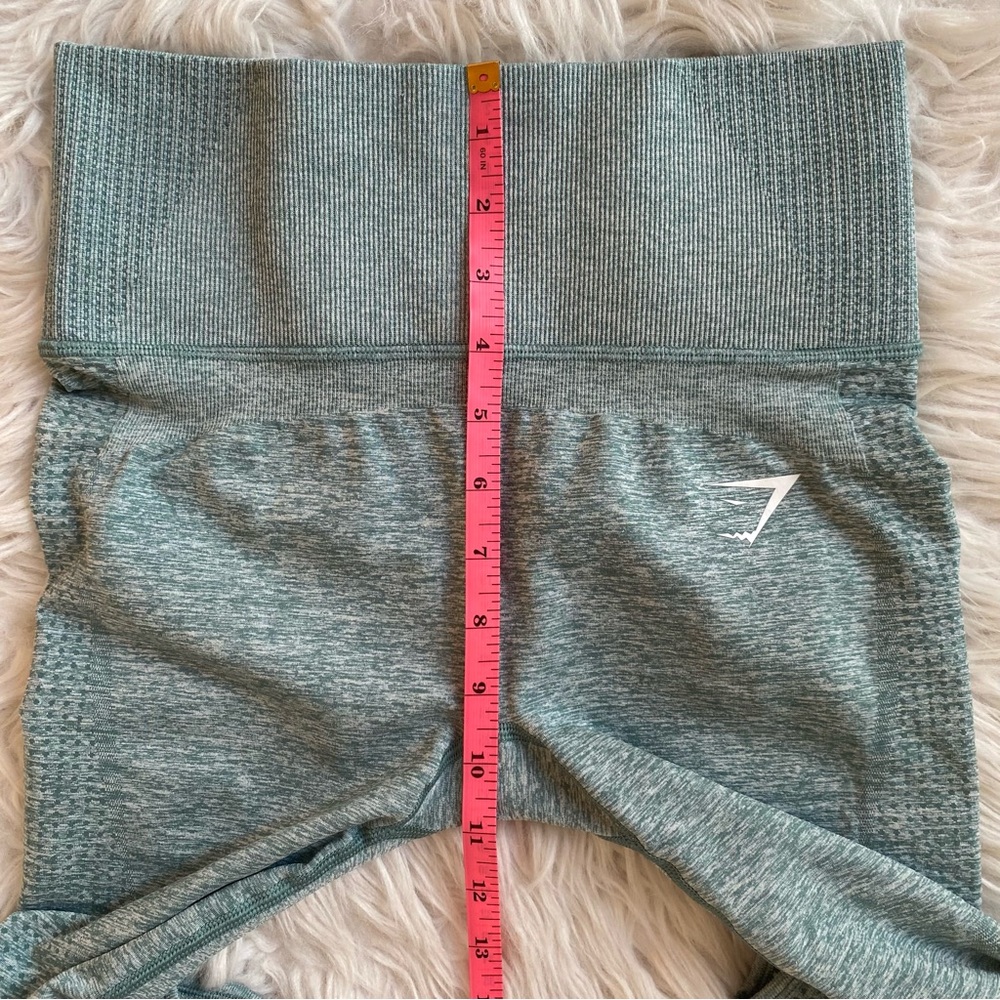 Gymshark Vital Rise Seamless Leggings Women’s Size Small Washed Jade Marl - Picture 4 of 16